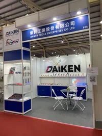 2022年台灣國際工具五金博覽會）現場：國內外買家於 DAIKEN 攤位諮詢的熱烈盛況
